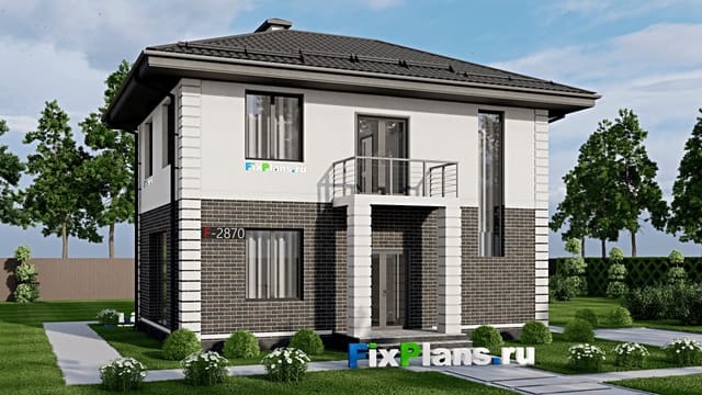Двухэтажный дом F - 2870